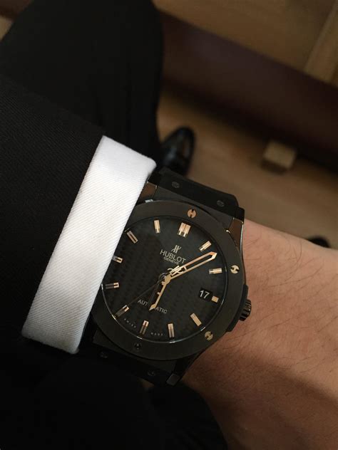 hublot classic fusion black magic rose gold|Hublot classic fusion review.